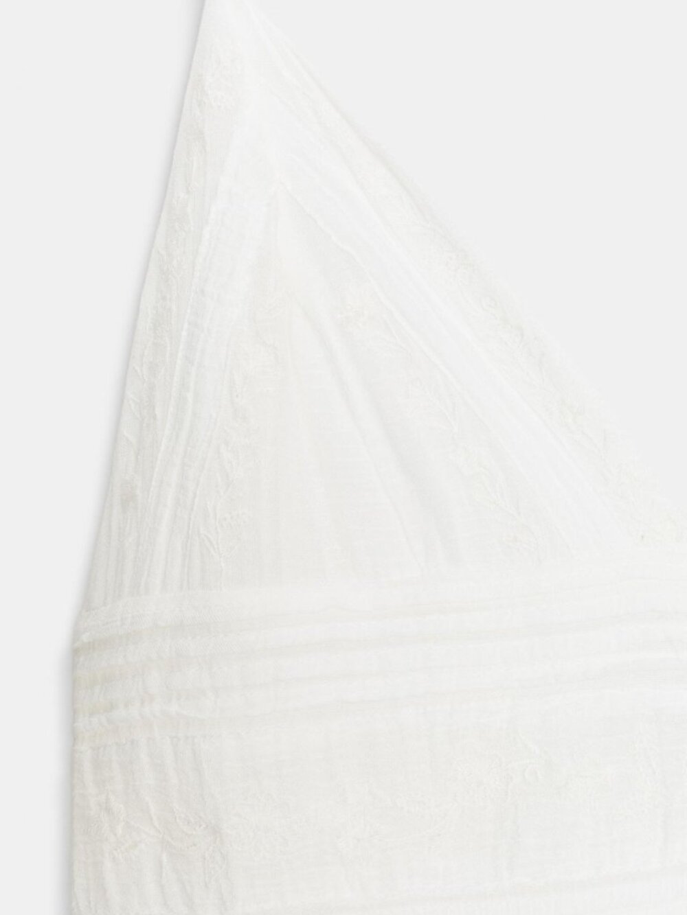 ZARA WHITE LINEN DRESS - Picture 5 of 6